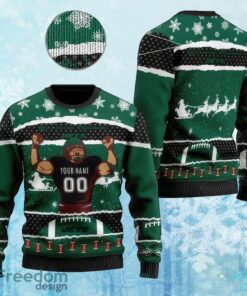 Custom Number And Name NFL New York Jets Christmas Ugly Sweater Gift For Christmas
