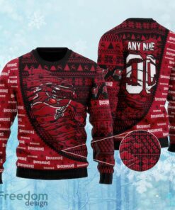 Custom Number And Name NFL Tampa Bay Buccaneers Christmas Knitted Xmas Sweater AOP Gift Holidays