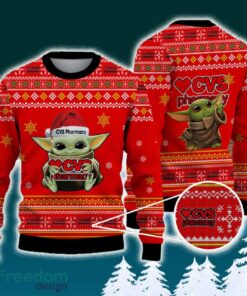 Cvs Pharmacy Baby Yoda Santa Hat Funny Brands Logo 3D Sweater For Men Women Fans Gift Christmas