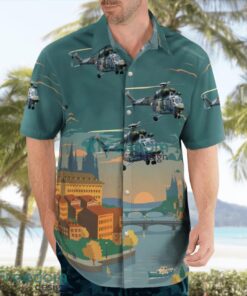 Czech Air Force PZL W-3A Hawaiian Shirt Product Photo 3