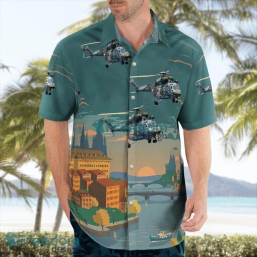 Czech Air Force PZL W-3A Hawaiian Shirt Product Photo 3