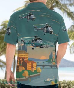 Czech Air Force PZL W-3A Hawaiian Shirt Product Photo 4