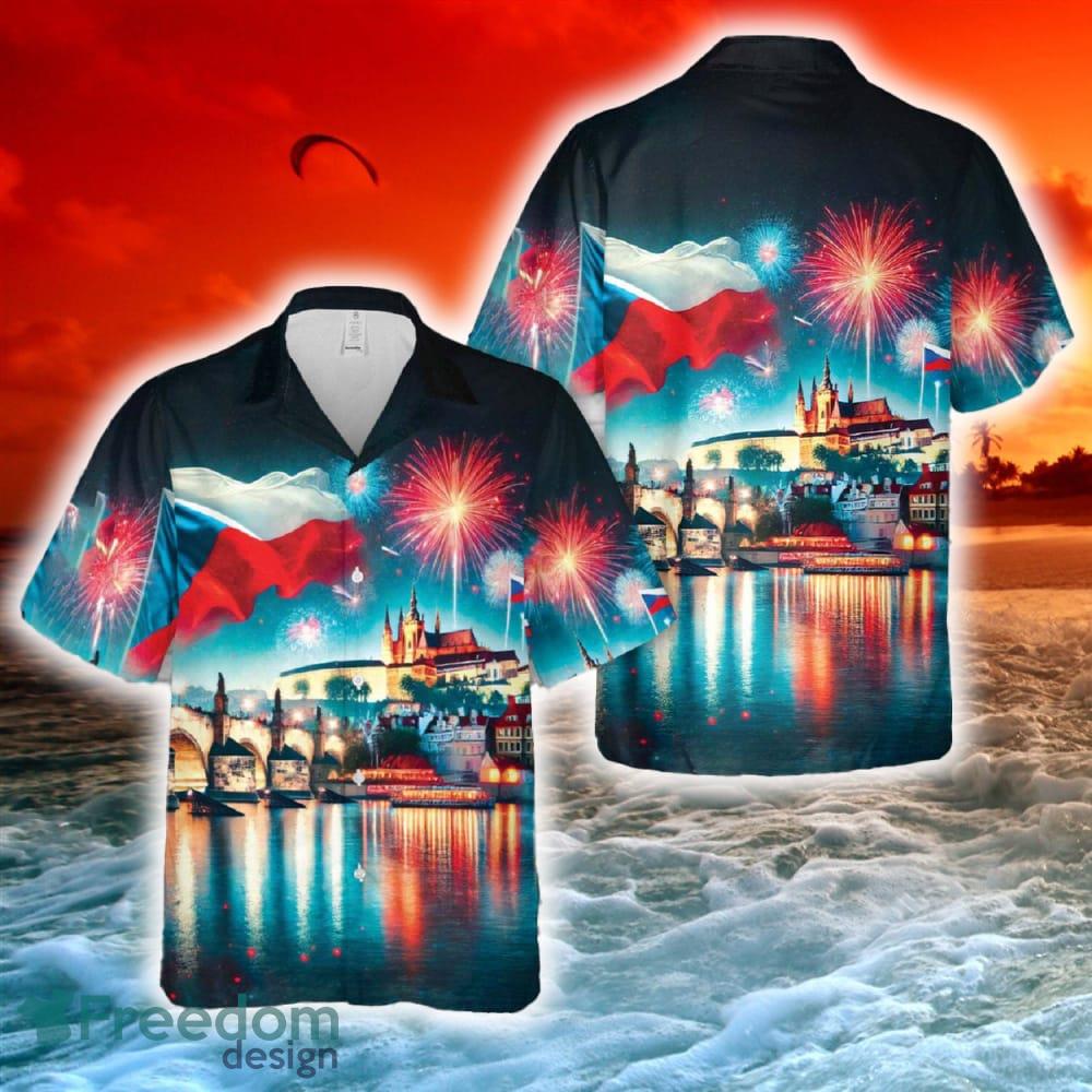 Czech Republic Independence Day Hawaiian Shirt image Czech Republic Independence Day Hawaiian Shirt - Czech Republic Independence Day Hawaiian Shirt-1