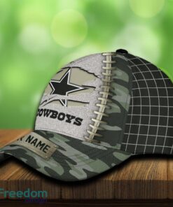Dallas Cowboys 3D Hat And Cap Beach Design Camo Green For Fans Gift Custom Name - Dallas Cowboys 3D Hat And Cap Camo_3