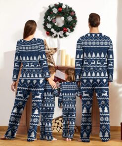 Dallas Cowboys Custom Name Christmas Reindeer Pajamas Set Christmas Gifts For Family Pajamas Gift Product Photo 2