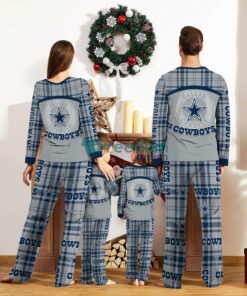 Dallas Cowboys Pajamas Set Gift For Family Custom Name Football Team Christmas Holiday Gift Product Photo 2