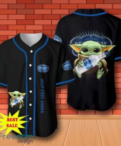 Deep Eddy Vodka Baby Yoda Baseball Jersey for All Genders