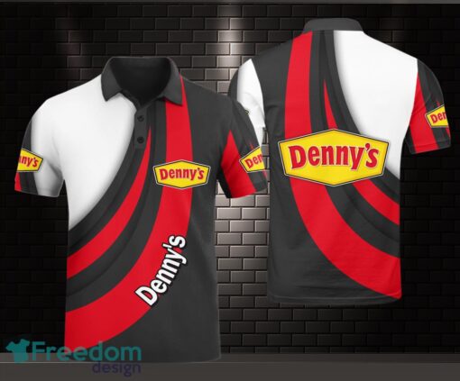 Denny's AOP 3D Polo Shirt Unique Gift Golf Polo Shirt Product Photo 1