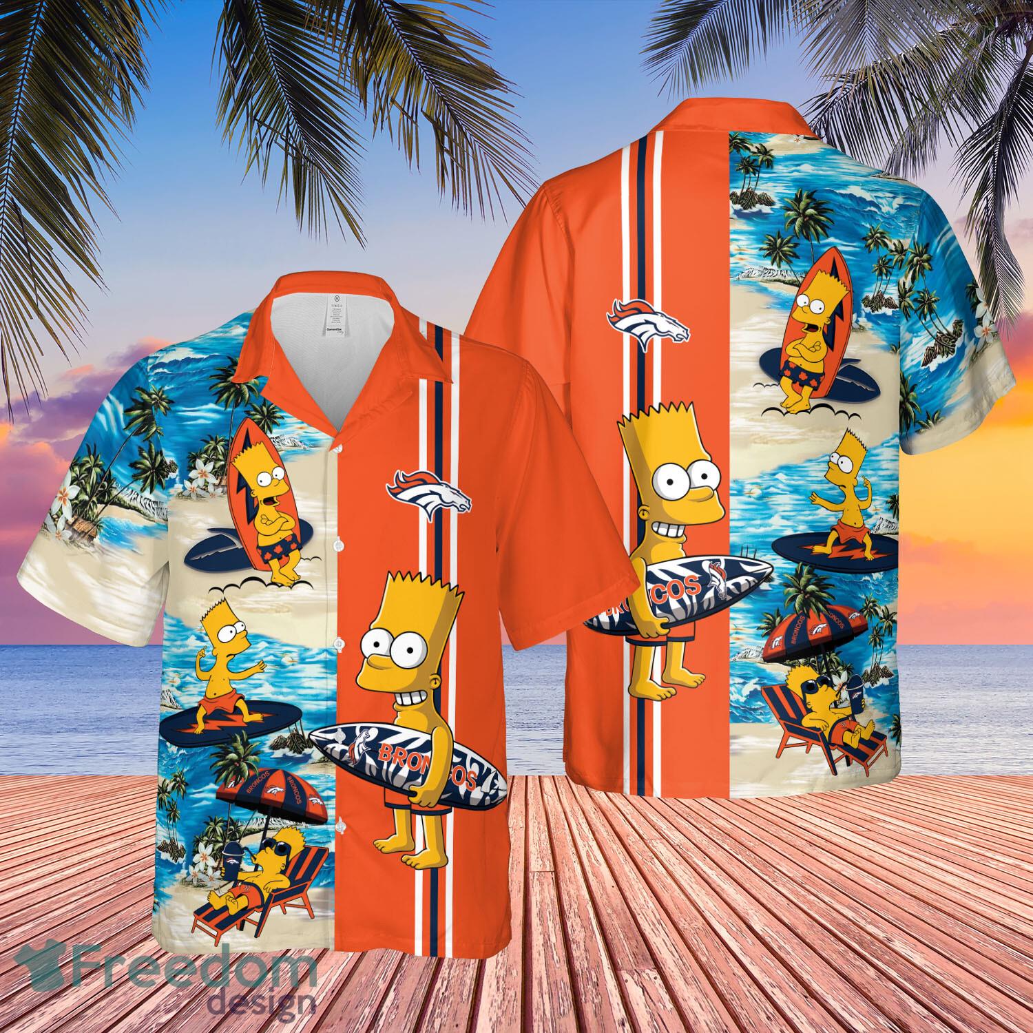 Denver Broncos Bart Simpson Hawaiian Shirt Funny For Men Women Fans image Denver Broncos Bart Simpson Hawaiian Shirt Funny For Men Women Fans - Denver Broncos Bart Simpson Hawaiian Shirt Funny For Men Women Fans
