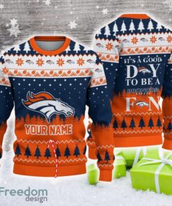Denver Broncos Knitted Sweater For Men Women Fans Gift Christmas