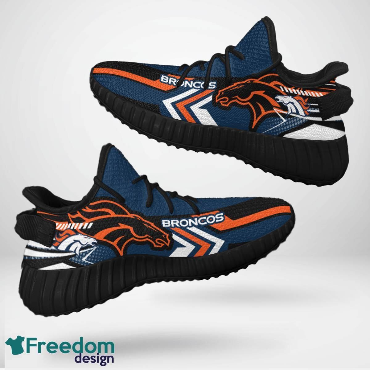 Denver Broncos Speedsters Yeezy Running Shoes For Fans Gift Men Women image Denver Broncos Speedsters Yeezy Running Shoes For Fans Gift Men Women - Denver Broncos Speedsters Yeezy Boost Running Shoes_2