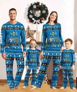 Detroit Lions Pajamas Sport Team Pajama Set Christmas Gift For Family Custom Name Unique Gift Product Photo 1