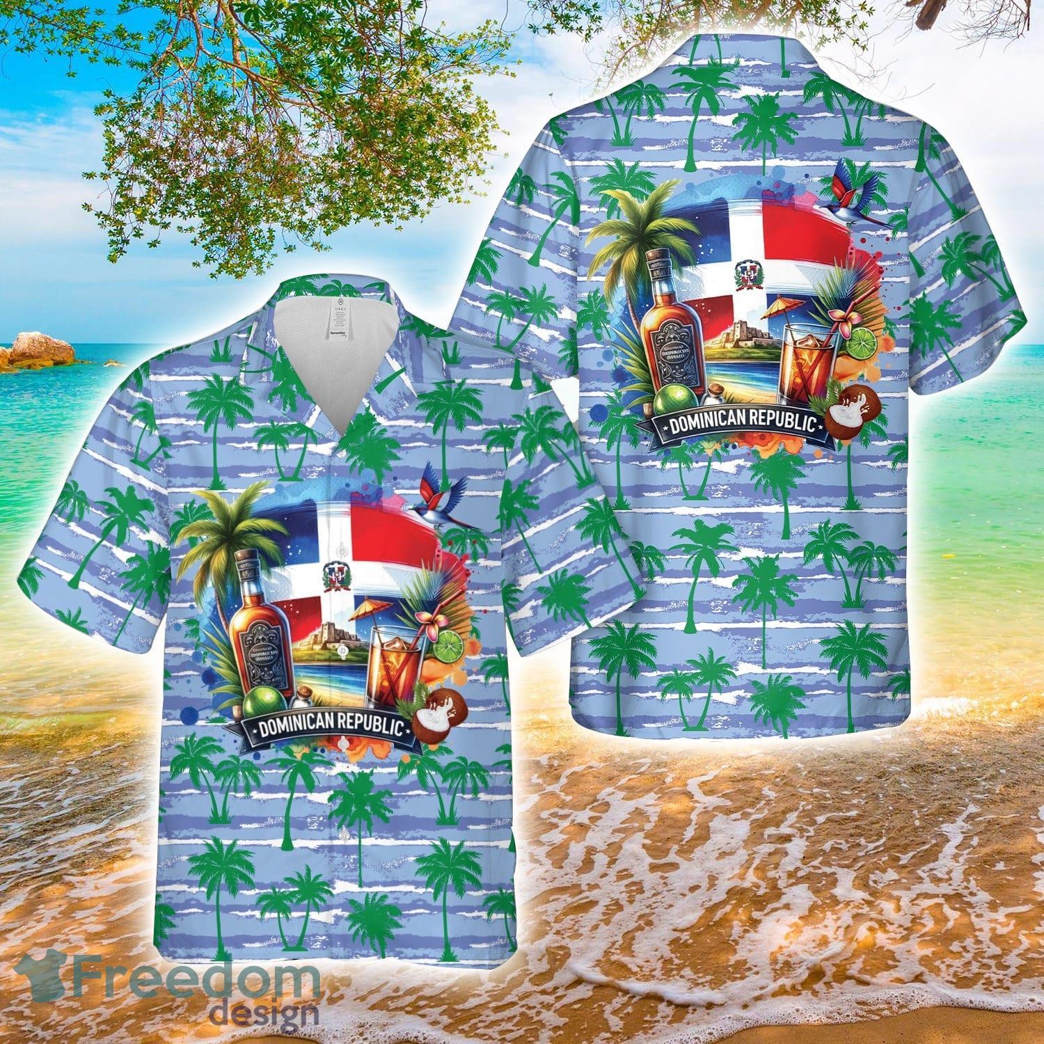 Dominica Independence Day Aloha 3D Hawaiian Shirt image Dominica Independence Day Aloha 3D Hawaiian Shirt Product Photo 1