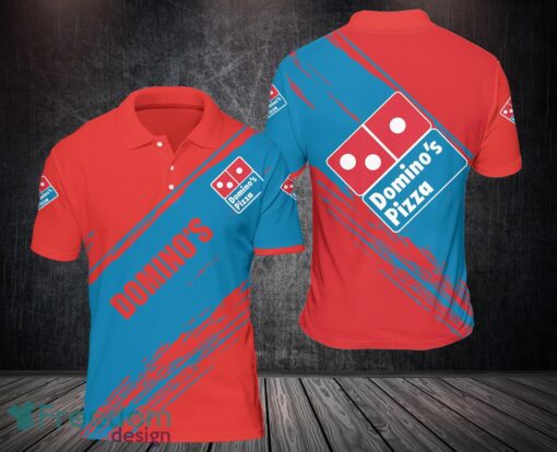 Domino's Pizza 3D Full Printing For Fans 3D Polo Shirt Product Photo 1