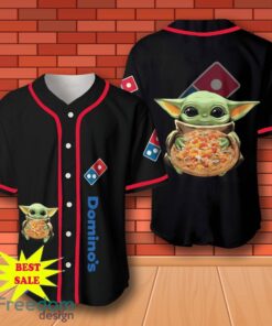 Domino’s Pizza Baby Yoda Baseball Jersey for All Genders