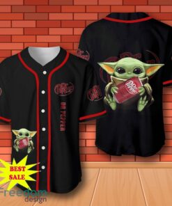Dr Pepper Baby Yoda Baseball Jersey for All Genders