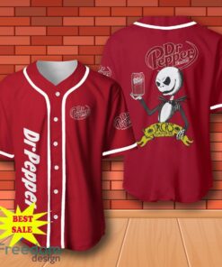 Dr Pepper Halloween Jack Skellington Nightmare Baseball Jersey for All Genders