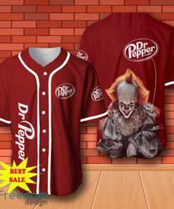 Dr Pepper Pennywise Halloween Baseball Jersey for All Genders