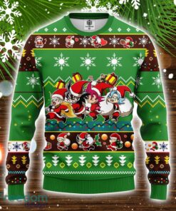 Dragon Ball Kid Ugly Christmas Sweater Brown Green 1 Amazing Gift Cute Christmas Gift