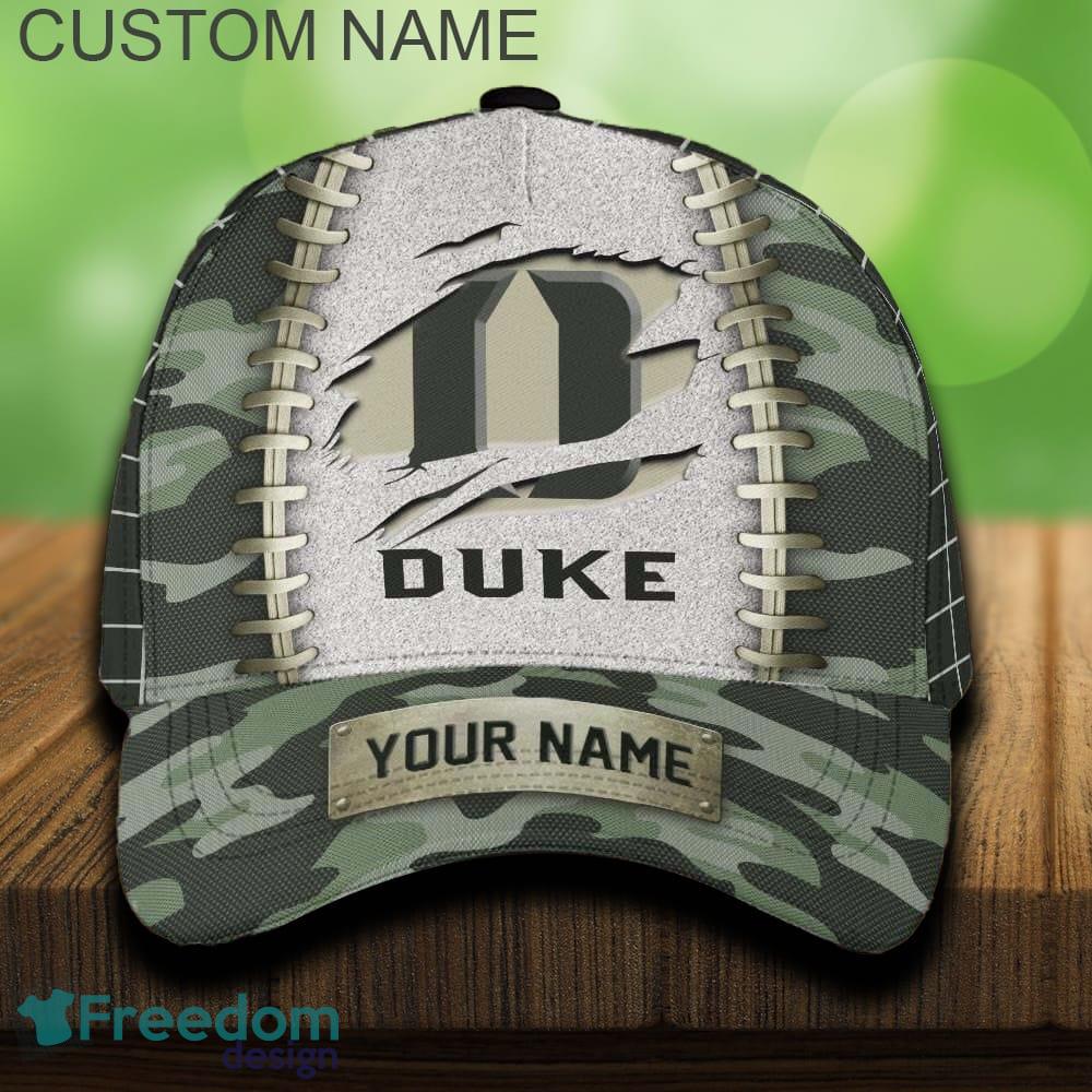 Duke Blue Devils 3D Hat And Cap Beach Design Camo Green For Fans Gift Custom Name image Duke Blue Devils 3D Hat And Cap Beach Design Camo Green For Fans Gift Custom Name - Duke Blue Devils 3D Hat And Cap Camo_1