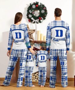 Duke Blue Devils Custom Name Pajamas Set For Family Sport Team Pajamas Christmas Gift Product Photo 2