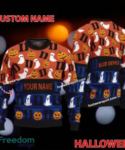 Duke Blue Devils Personalized Logo Pattern Ugly Christmas 3D Sweater Gift Holidays
