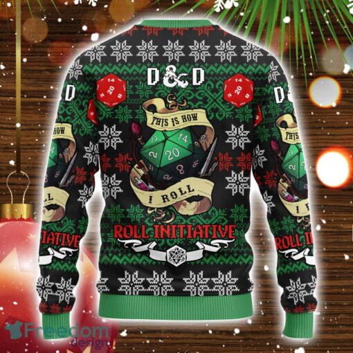 Dungeons & Dragons This Is How I Roll Ugly Christmas Sweater Xmas Family Gift Product Photo 2