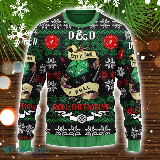 Dungeons & Dragons This Is How I Roll Ugly Christmas Sweater Xmas Family Gift Product Photo 1