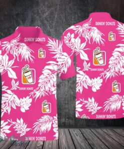 Dunkin’ Donuts 3D Polo Shirt For Golf Lovers Tropical Style