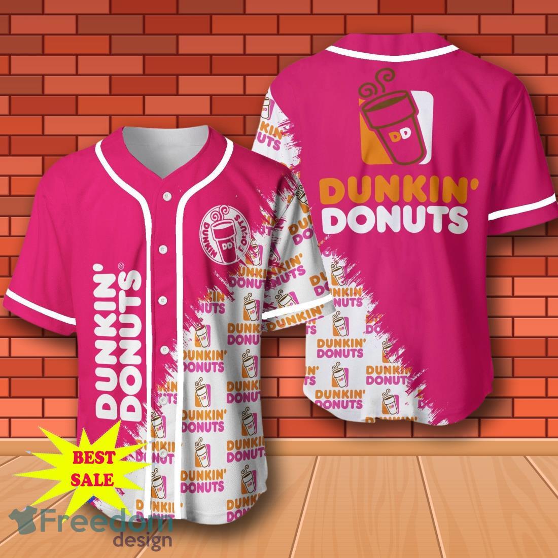 Dunkin Donuts Baseball Jersey for All Genders image Dunkin Donuts Baseball Jersey for All Genders Product Photo 1