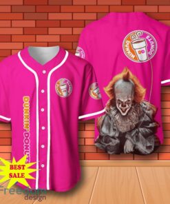 Dunkin Donuts Pennywise Halloween Baseball Jersey for All Genders