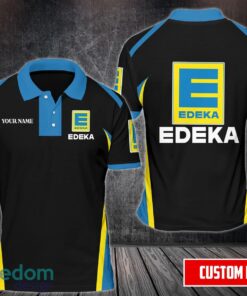 Edeka Team Working Shirt 3D Polo Shirt Golf Polo Custom Name