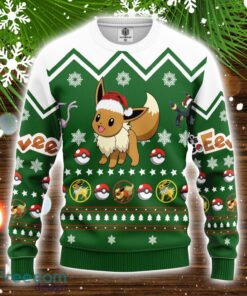 Eevee Pokemon Ugly Christmas Sweater Amazing Gift Cute Christmas Gift