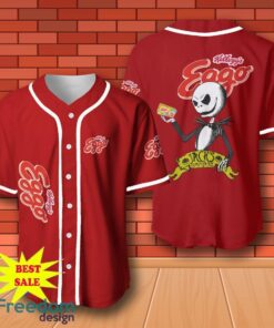 Eggo Halloween Jack Skellington Nightmare Baseball Jersey for All Genders
