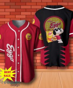 Eggo Snoopy Baseball Jersey for All Genders