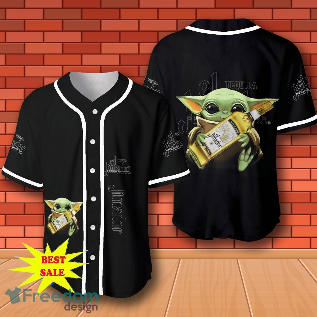 El Jimador Baby Yoda Baseball Jersey for All Genders image El Jimador Baby Yoda Baseball Jersey for All Genders Product Photo 1