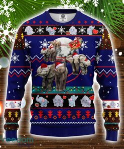 Elephant Noel Ugly Christmas Sweater Blue 1 Amazing Gift Cute Christmas Gift