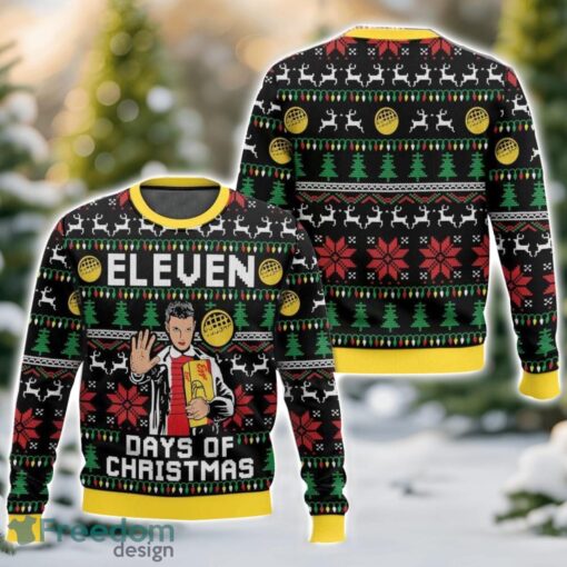 Eleven Days Of Christmas Stranger Things Ugly Christmas Sweater 3D All Printed Sweater Christmas Gift Product Photo 1