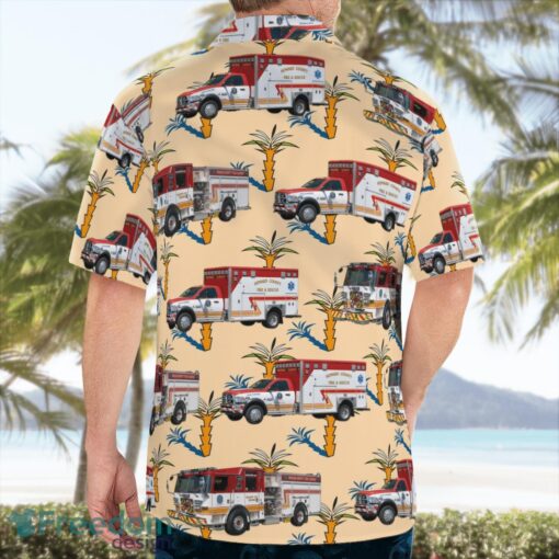 Ellicott City Volunteer Fire Department Fire Station 2 Ellicott City, Maryland Hawaiian Shirt Beach Shirt Product Photo 2