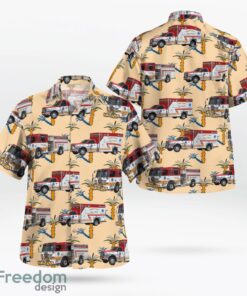 Ellicott City Volunteer Fire Department Fire Station 2 Ellicott City, Maryland Hawaiian Shirt Beach Shirt Product Photo 1