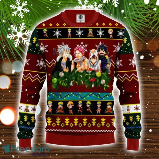 Fairy Tail Ugly Christmas Sweater Amazing Gift Cute Christmas Gift Product Photo 1