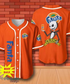Fanta Halloween Jack Skellington Nightmare Baseball Jersey for All Genders