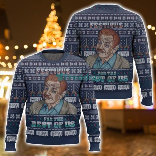 Festivus For The Rest Of Us Seinfeld Ugly Christmas Sweater For Men And Women Christmas Holiday Gift Product Photo 1