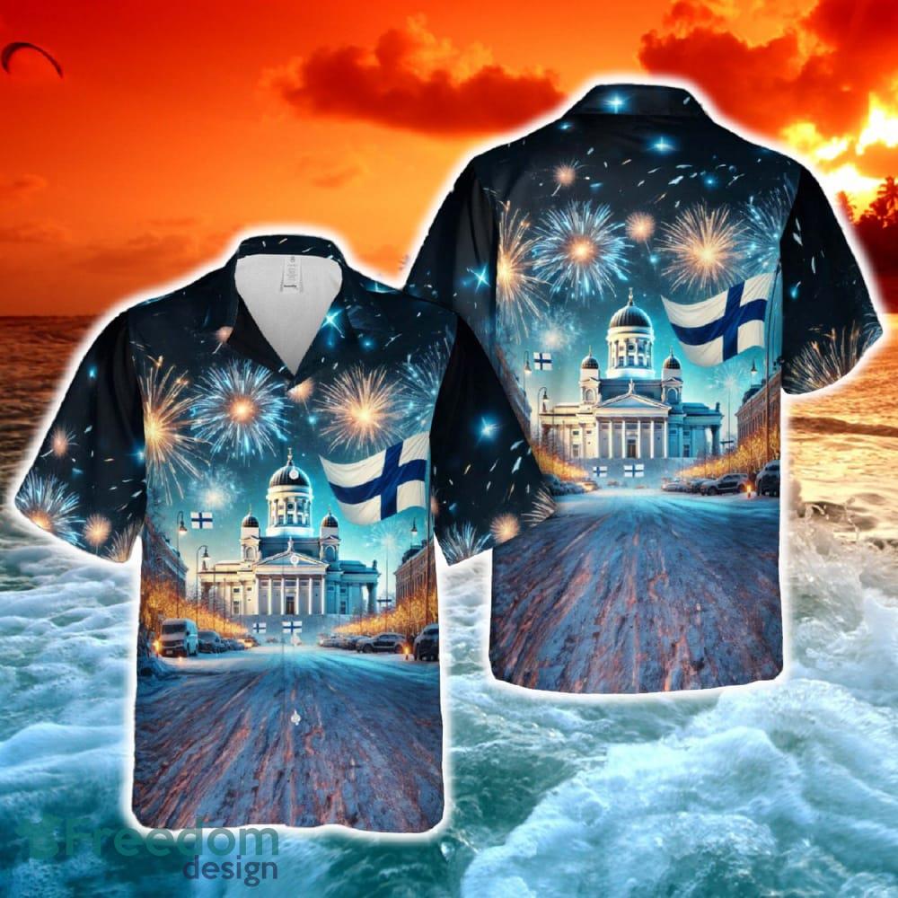 Finland's Independence Day Hawaiian Shirt image Finland's Independence Day Hawaiian Shirt