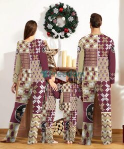 Florida State Seminoles Pajamas Set Custom Name Gift For Christmas Family Pajamas Set Product Photo 2