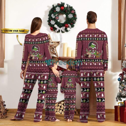 Florida State Seminoles Pajamas Sport Team Pajama Set Christmas Gift For Family Custom Name Unique Gift Product Photo 2