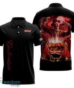 Freddy Krueger Budweiser Beer Halloween Polo Shirt Tradition For Men Women Gift Holidays