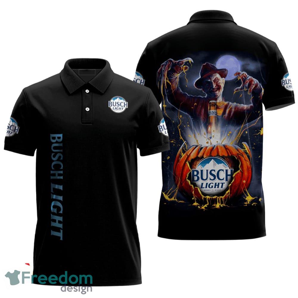 Freddy Krueger Busch Light Halloween Polo Shirt Wardrobe For Men Women Gift Holidays image Freddy Krueger Busch Light Halloween Polo Shirt Wardrobe For Men Women Gift Holidays - Freddy Krueger Busch Light Halloween Polo Shirt Wardrobe For Men Women Gift Holidays