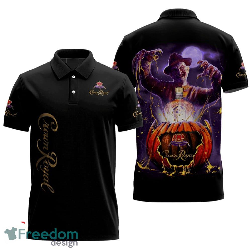Freddy Krueger Crown Royal Halloween Polo Shirt Comfy For Men Women Gift Holidays image Freddy Krueger Crown Royal Halloween Polo Shirt Comfy For Men Women Gift Holidays - Freddy Krueger Crown Royal Halloween Polo Shirt Comfy For Men Women Gift Holidays