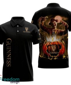 Freddy Krueger Guinness Beer Halloween Polo Shirt Wintertime For Men Women Gift Holidays